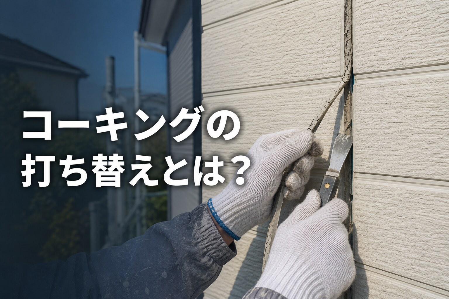 コーキングの打ち替えとは？増し打ちとの違い・費用・判断基準を解説