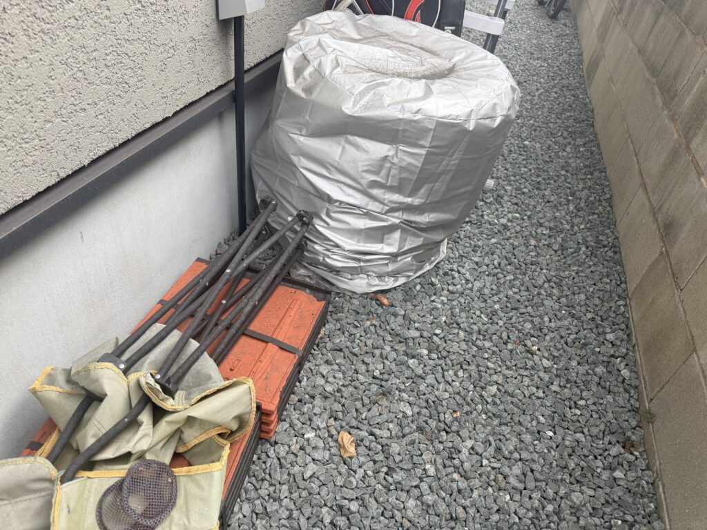 外壁塗装の工事前に片付けを確認したい家の周り