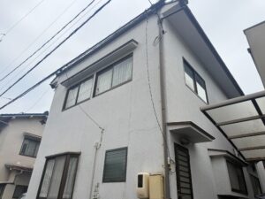 モルタル外壁の住宅と表面仕上げ
