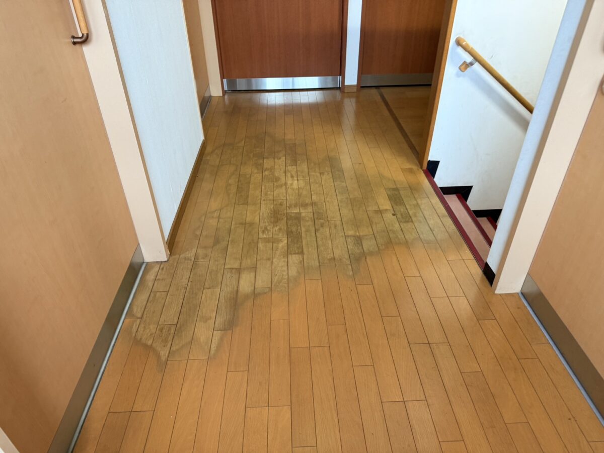 傷んだ床を一新し、明るく清潔な見た目に